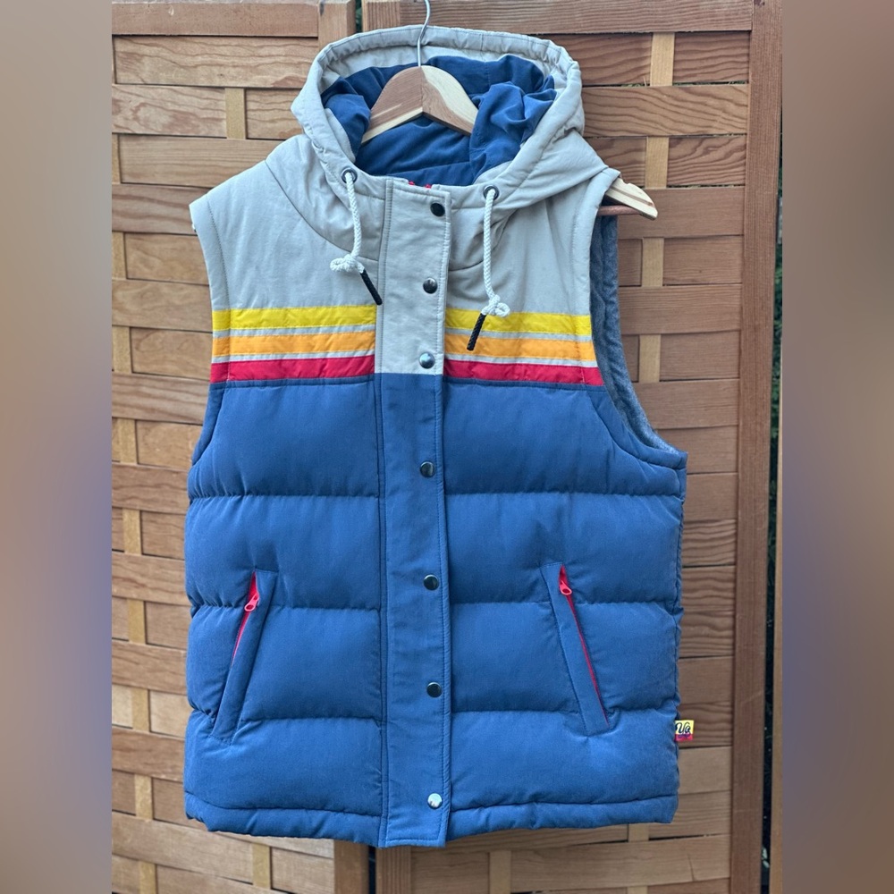 YoColorado Epic Retro Hooded Puffer Vest Unisex